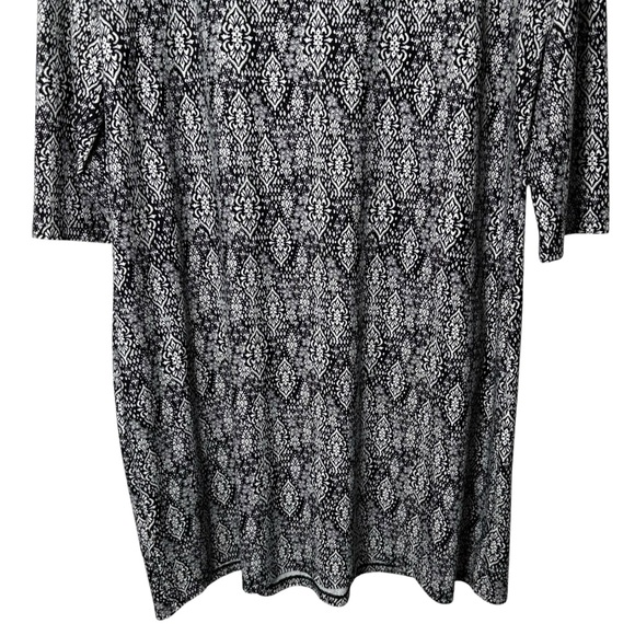 Cabana Life Cabana Shift Dress UPF‎ 50 Black White Size 1X - Picture 7 of 10